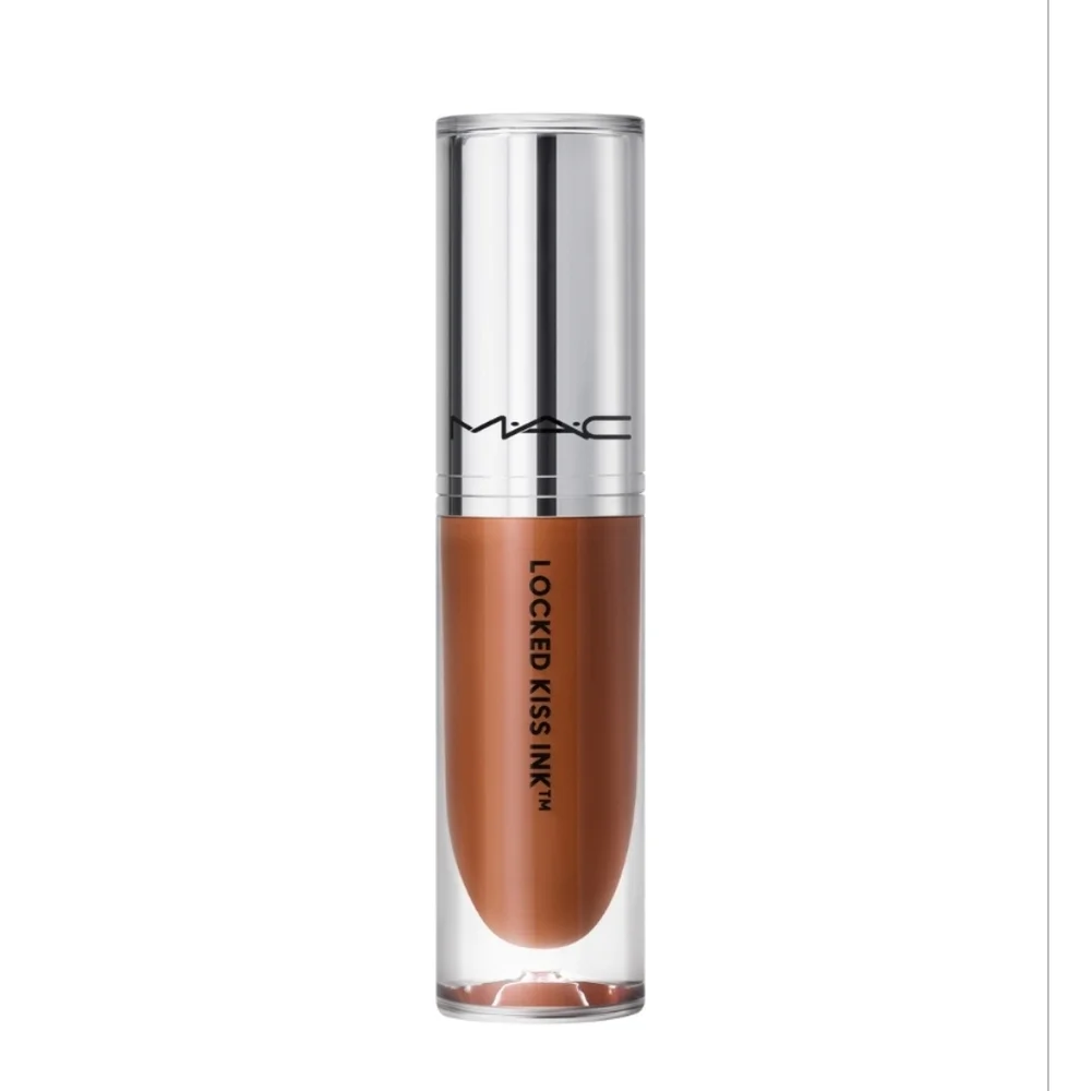 Mac Locked Kiss 24-Hour Hour Lipstick | Posh Brown | Brand New In Box